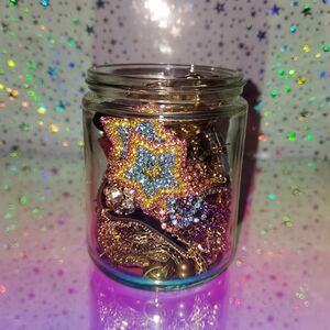 Colorful Star Beaded Jar